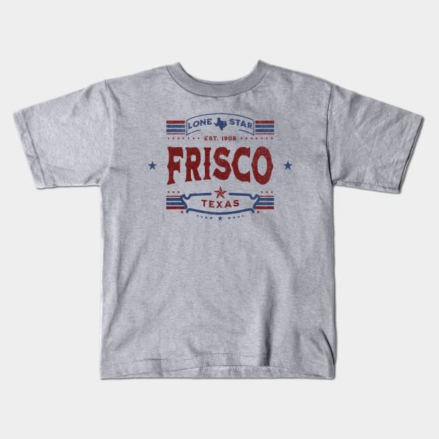 Frisco Texas Kids T-Shirt by AriseShineShop